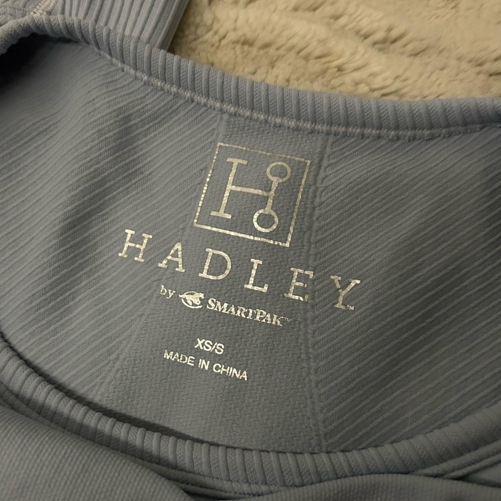 Hadley smartpak dusty blue riding top